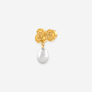 Rosalie Stud Earrings with Pearl