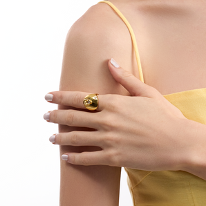 Rochelle Ring with White Sapphire