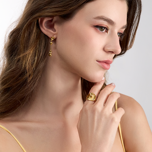 Rochelle Dangle Stud Earrings