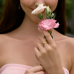 Lille Rose Quartz Ring