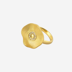 Celine Ring with White Sapphire