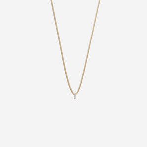 Beige Leather Chain 45cm/18"