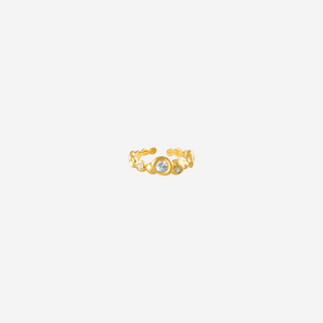 Rochelle Mini Ring with White Sapphire