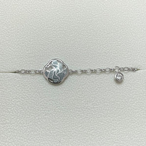 Odette Enamel Bracelet with White Sapphire