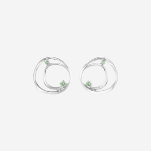 Colette Stud Earrings with Peridot