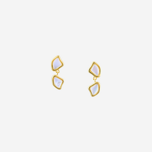 Gemma Dangle Earrings with Mother of Pearl