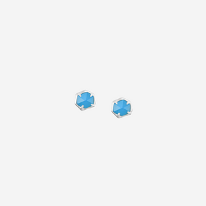 Chantel Stud Earrings with Lolite