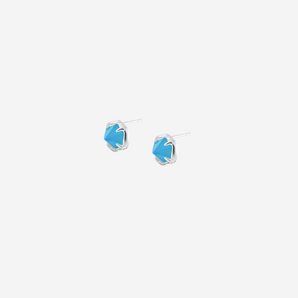 Chantel Stud Earrings with Lolite