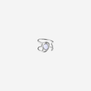 Lille Blue Agate Ring
