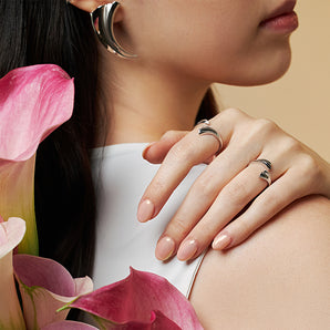 Suzette Ring- Rhodium
